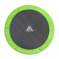 Батут DFC Trampoline Fitness с сеткой 10ft, зеленый