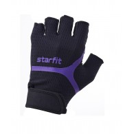 Перчатки для фитнеса WG-103, черный/фиолетовый