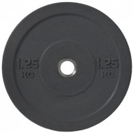 Диск для кроссфита (бампер) черный 1,25 кг Антат