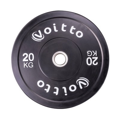 Набор черных бамперных дисков Voitto 20 кг (2 шт) - d51